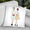 Best Friends Throw Pillow By Martina Pavlova