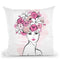 Flower Girl Throw Pillow By Martina Pavlova