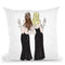 Friendly Celebration Throw Pillow By Martina Pavlova