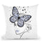 Lady Butterfly Throw Pillow By Martina Pavlova