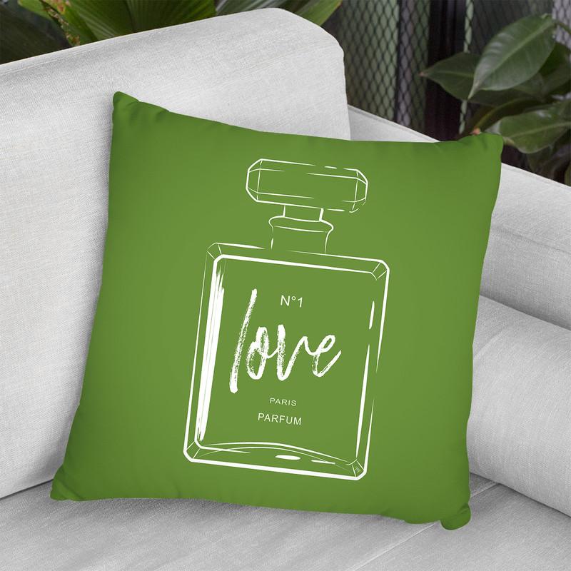 Love Perfume Throw Pillow By Martina Pavlova