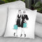 Shopaholics Throw Pillow By Martina Pavlova