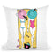 Summer Friends Throw Pillow By Martina Pavlova