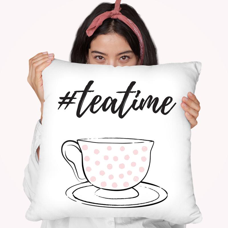 Teatime Throw Pillow By Martina Pavlova