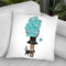 Tiffany Car Dark Throw Pillow By Martina Pavlova