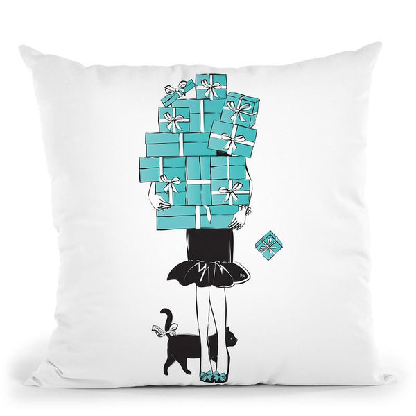 Tiffany Car Light Throw Pillow By Martina Pavlova