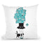 Tiffany Car Light Throw Pillow By Martina Pavlova