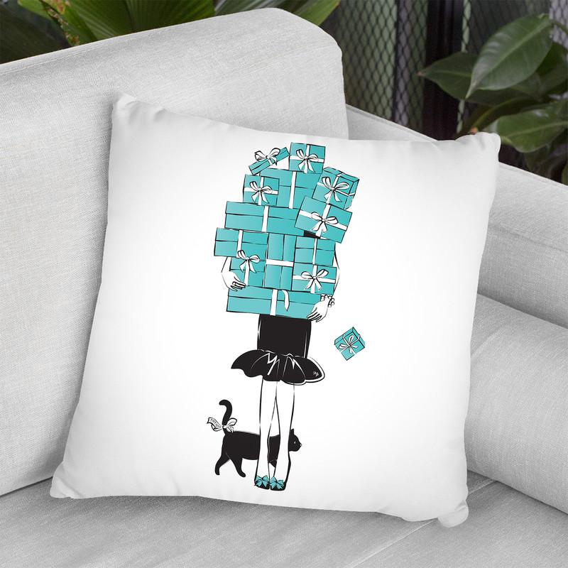Tiffany Car Light Throw Pillow By Martina Pavlova