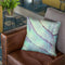 Iridiscentell Mint Throw Pillow By Monika Strigel