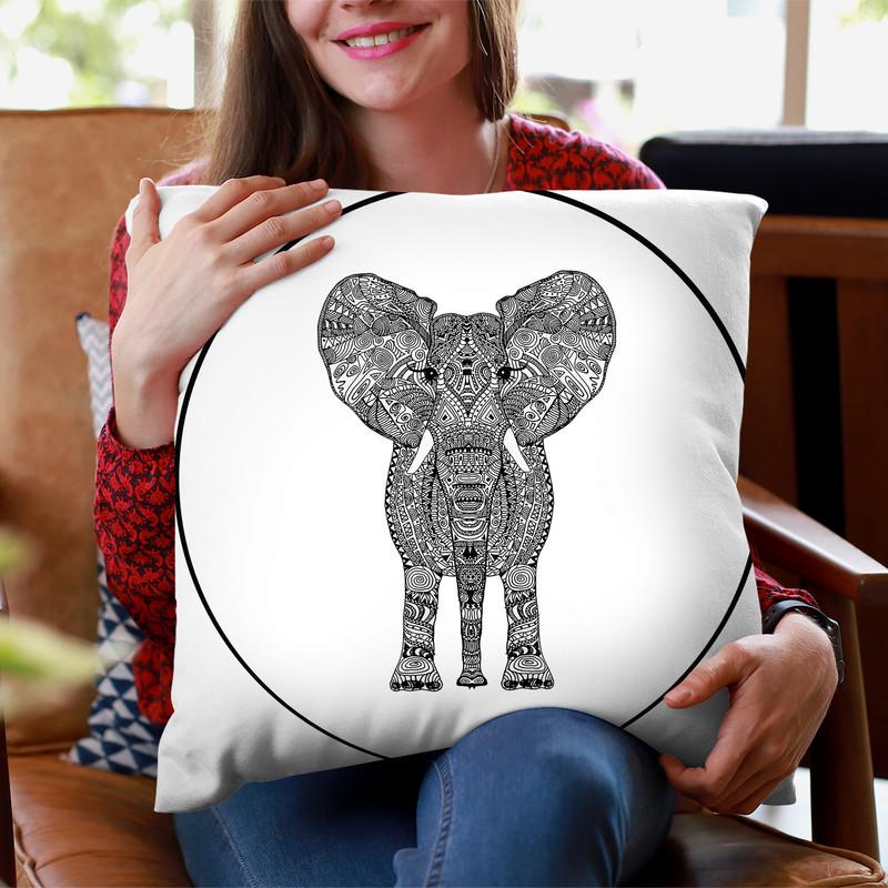 Logo Throw Pillow By Monika Strigel