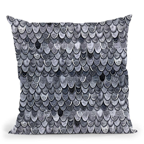 Magic Mermaid Classic Grey Throw Pillow By Monika Strigel