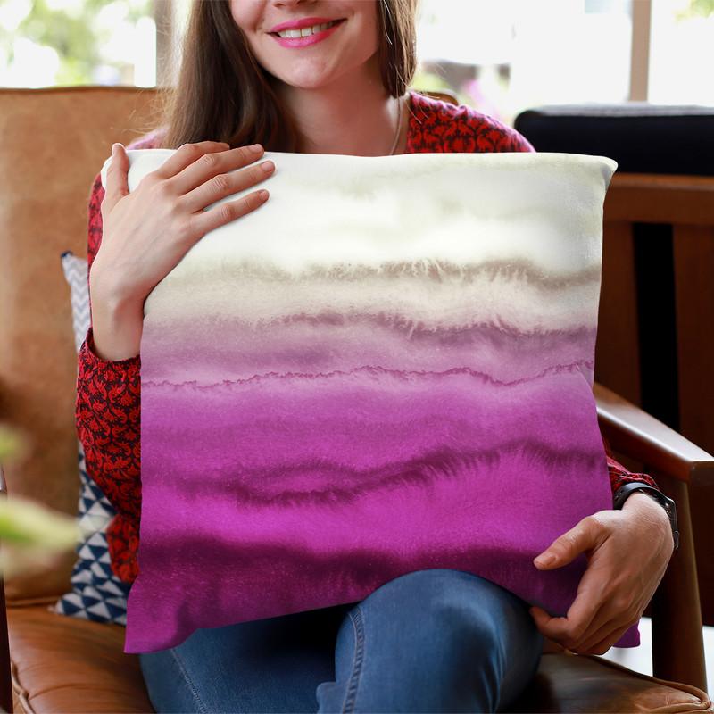 Mermaid Dreams Pink Throw Pillow By Monika Strigel