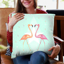 Minteet Flamingo Throw Pillow By Monika Strigel