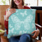 Minteet Butterfly Throw Pillow By Monika Strigel