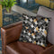 Mural Really Mermaid Black Gold Throw Pillow By Monika Strigel