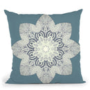 Nordic Star Pale Mint Throw Pillow By Monika Strigel