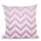 Nude Pink Chevron Throw Pillow By Monika Strigel