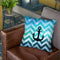 Party Chevron Teal Throw Pillow By Monika Strigel