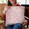 Sakura Love Ballerina Blush Throw Pillow By Monika Strigel