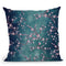 Sakura Love Teal Throw Pillow By Monika Strigel