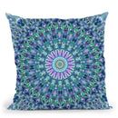Arabesque Ocean Throw Pillow By Monika Strigel