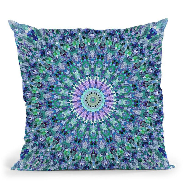Arabesque Ocean Throw Pillow By Monika Strigel