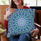 Arabesque Ocean Throw Pillow By Monika Strigel