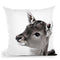 Scandi Fawn Fiona Throw Pillow By Monika Strigel