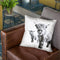 Scandi Highland Cattle Lulu And Sarah Throw Pillow By Monika Strigel