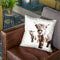 Scandi Highland Cattle Lulu And Sarah I Throw Pillow By Monika Strigel
