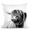 Scandi Highland Cattle Frida Throw Pillow By Monika Strigel