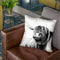 Scandi Highland Cattle Frida Throw Pillow By Monika Strigel