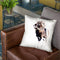 Scandi White Ram Throw Pillow By Monika Strigel