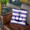 Stone Vintage Navy Anchor Throw Pillow By Monika Strigel