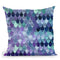 Summer Mermaid Purple Mint Gold Throw Pillow By Monika Strigel