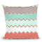 Avalon Coral Throw Pillow By Monika Strigel