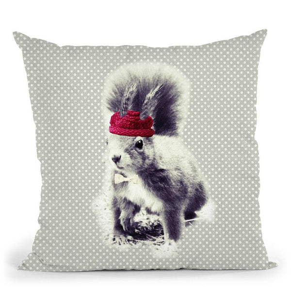 Wintersquirrel Sunlight Throw Pillow By Monika Strigel