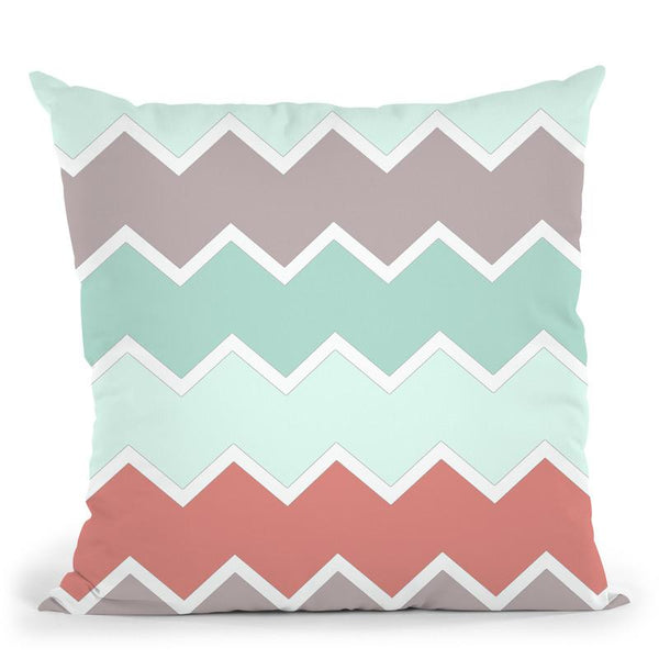 Avalon Minty Drops Throw Pillow By Monika Strigel