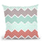 Avalon Minty Drops Throw Pillow By Monika Strigel