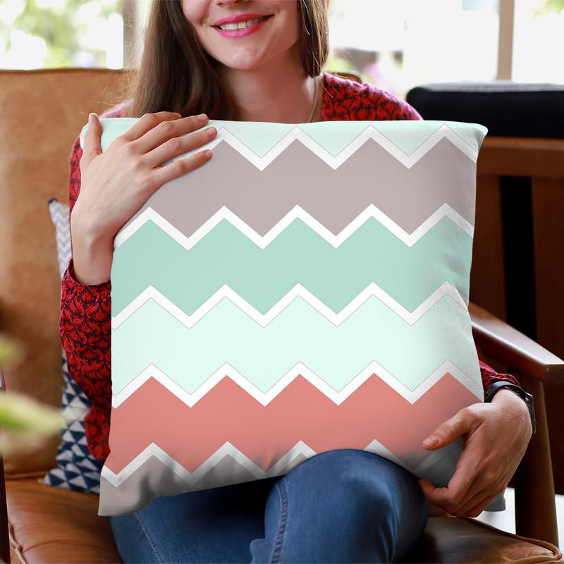 Avalon Minty Drops Throw Pillow By Monika Strigel