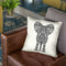 Aztec Elephant Throw Pillow By Monika Strigel