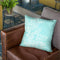 Coralreef Mint Throw Pillow By Monika Strigel