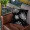 Dandelion Snowflake Throw Pillow By Monika Strigel