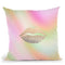 Dreamland Lips Throw Pillow By Monika Strigel