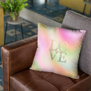 Dreamland Love Gold Throw Pillow By Monika Strigel