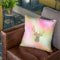 Dreamland Stag Gold Throw Pillow By Monika Strigel