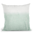 Eucalyptus Green Fading Throw Pillow By Monika Strigel