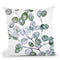 Eucalyptus Watercolor Silver Green Throw Pillow By Monika Strigel