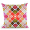 Felicitous Pink Throw Pillow By Monika Strigel