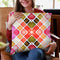 Felicitous Pink Throw Pillow By Monika Strigel
